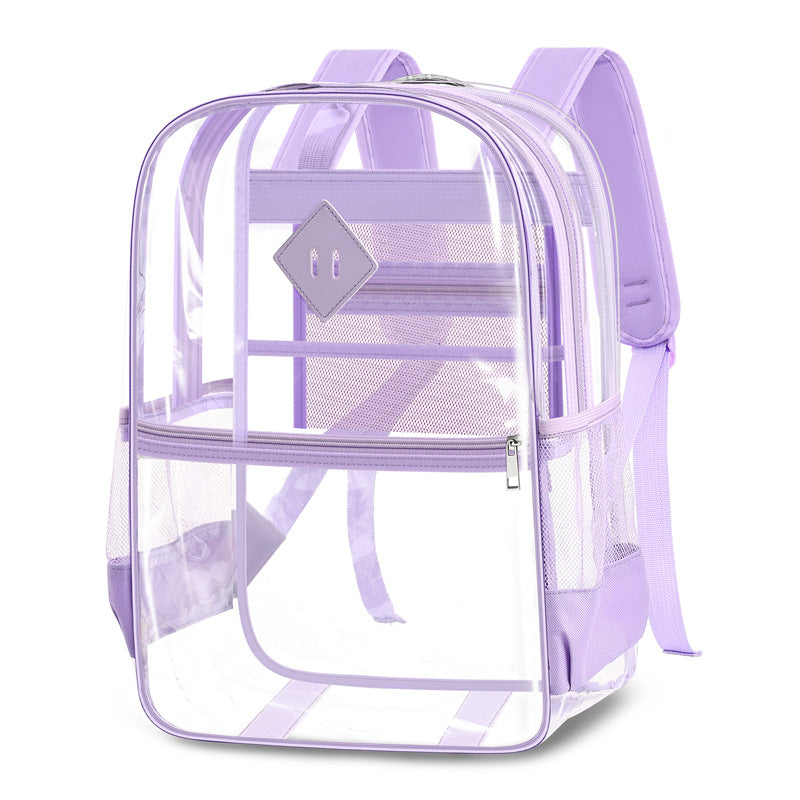Transparenter Rucksack, PVC, wasserdicht