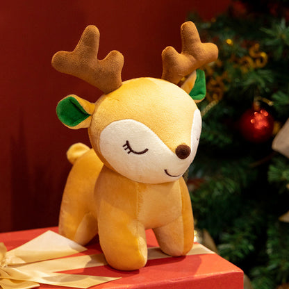 Weihnachts-Plüschtiere und Kissen