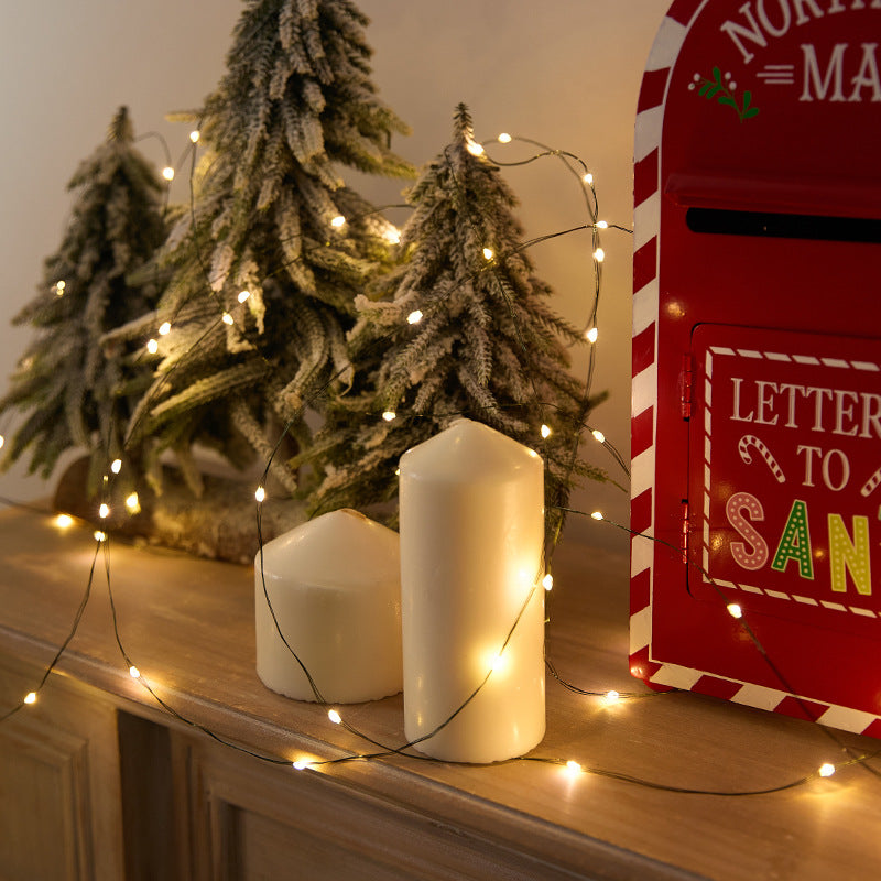 LED-Lichterkette mit Kupferdraht, dimmbar