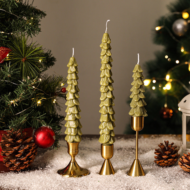 Weihnachtsbaum-Duftkerze, Sojamischung, handgefertigt