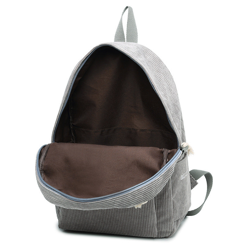 Rucksack aus Kord, 20–35 L, großes Fassungsvermögen