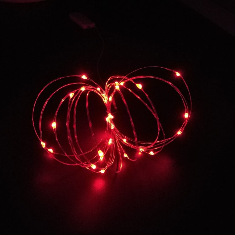 Solar-Kupferdraht-Lichterkette mit Fernbedienung