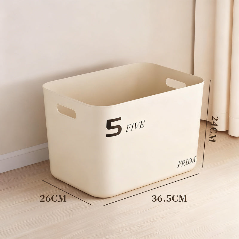 Kunststoff-Aufbewahrungsbox mit Deckel, Mittelgröße