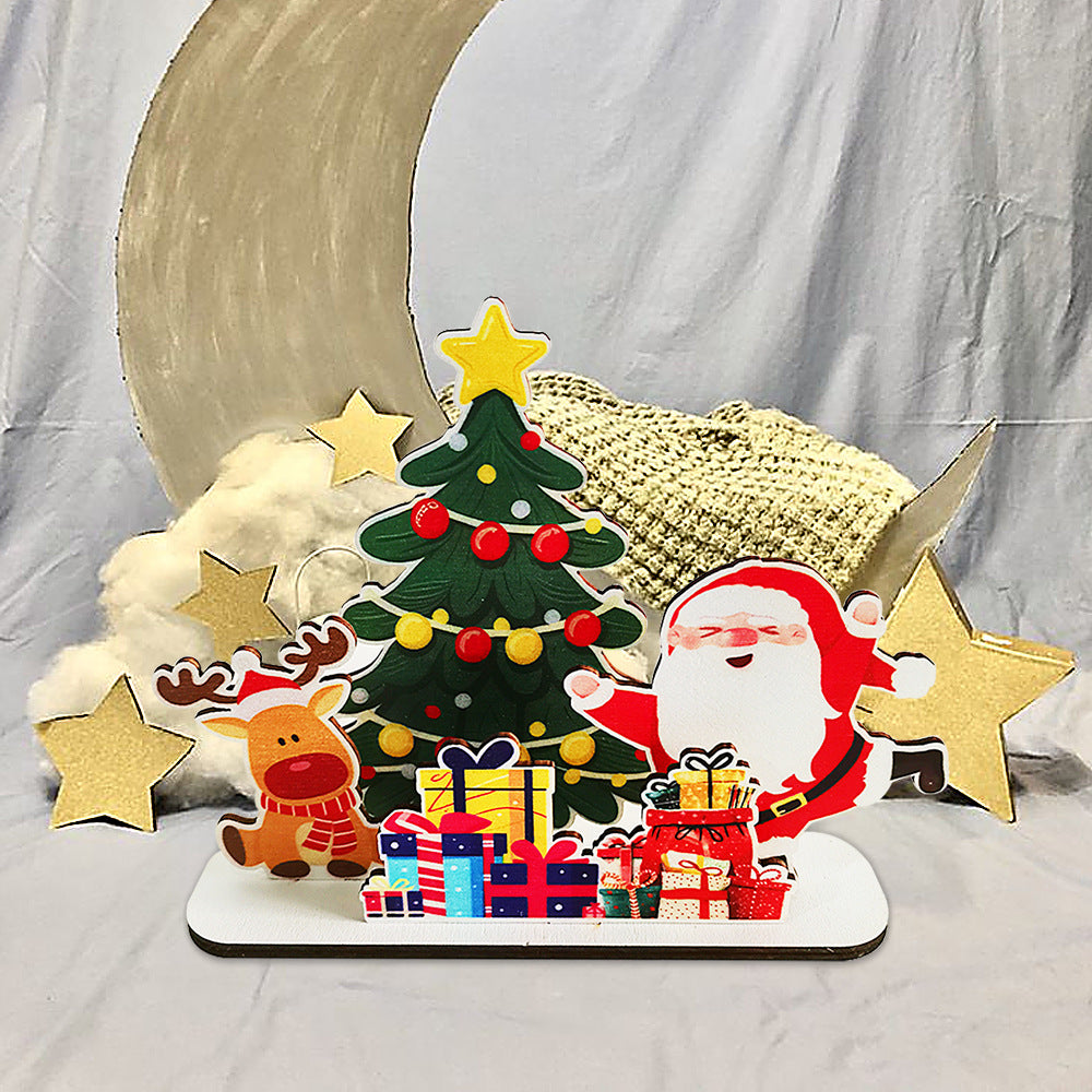 Holz-Weihnachtsfiguren zum Aufstellen