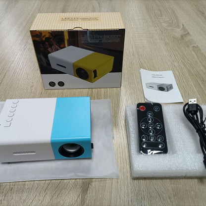 Tragbarer LED-Beamer, 20–60 Zoll
