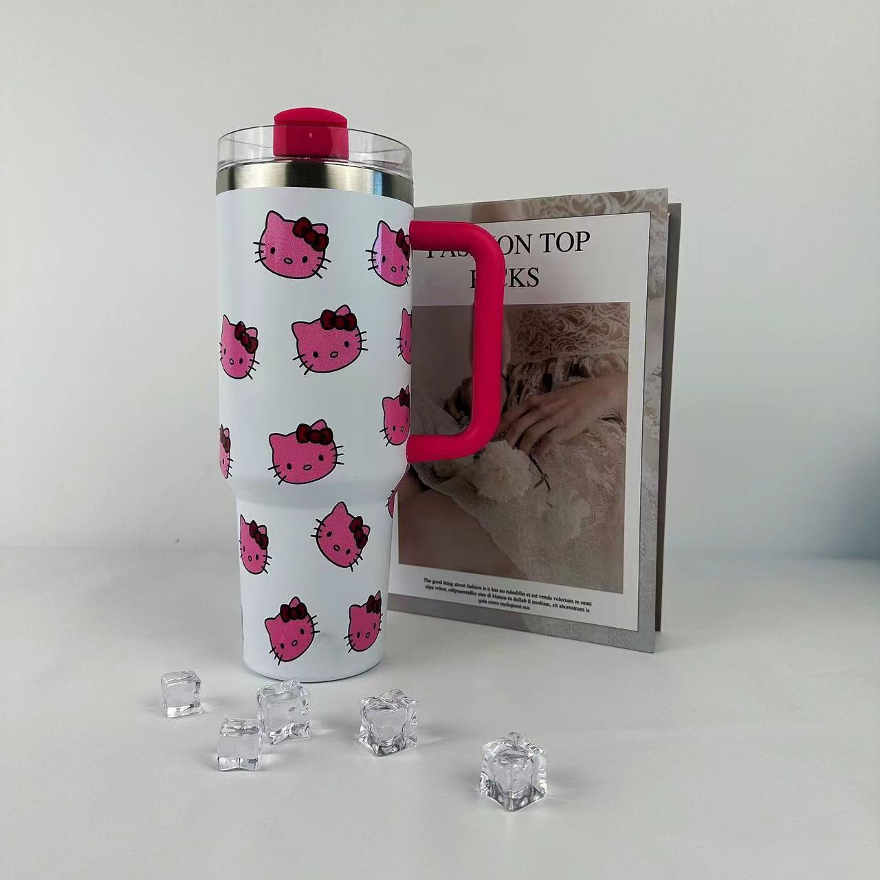 Isolierbecher aus Edelstahl, 40 oz, mit Henkel