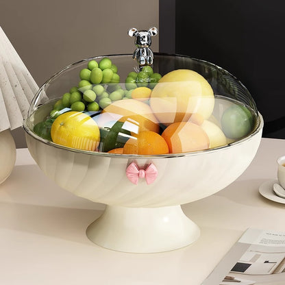 Obstschale aus Kunststoff, einfarbig, modern