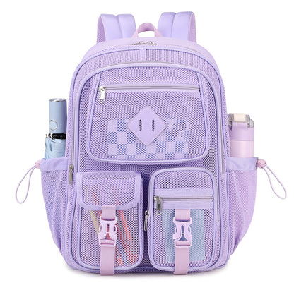 Oxford-Rucksack mit Netzstoff, 20–35 L, atmungsaktiv