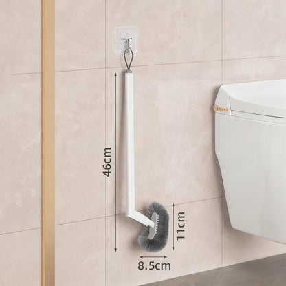 Toilettenbürste mit langem Griff, wandhängbar