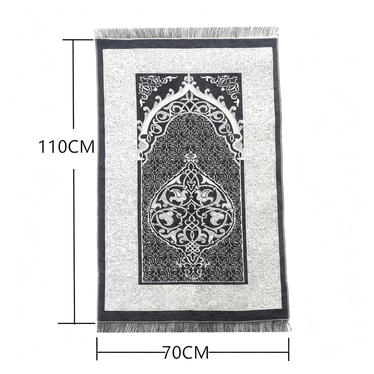 Gebetsmatte aus Polyester, 70 x 110 cm, Ethno-Design