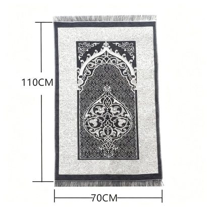 Gebetsmatte aus Polyester, 70 x 110 cm, Ethno-Design