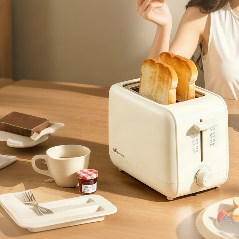 Toaster mit Funktionen Heizen, Rösten und Auftauen