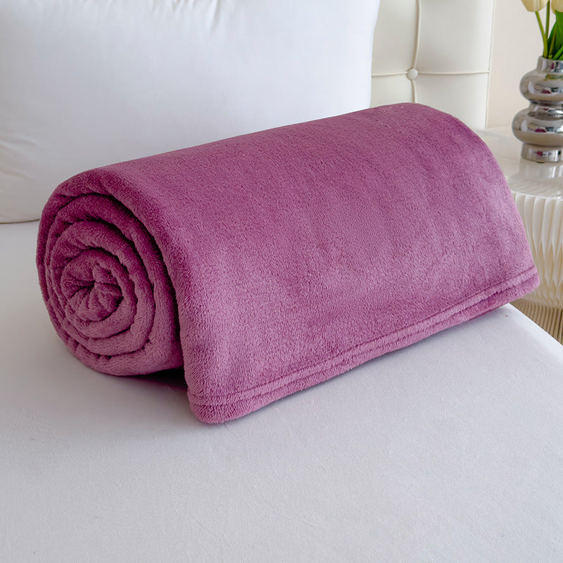 Fleecedecke aus Polyester, 100×150 bis 200×230 cm