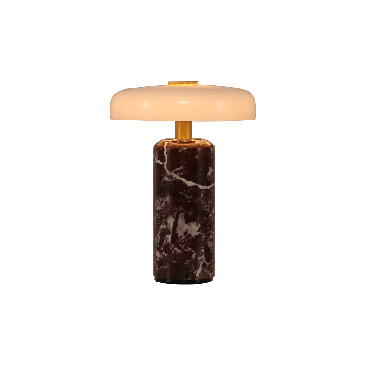 Tragbare Tischleuchte, Marmor, LED, Touchschalter