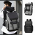 Herren-Rucksack aus Canvas, bis 16-Zoll-Laptop, atmungsaktiv