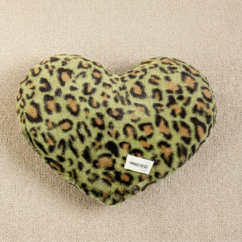 Kuschelkissen mit Leopardenmuster, 40×35 cm