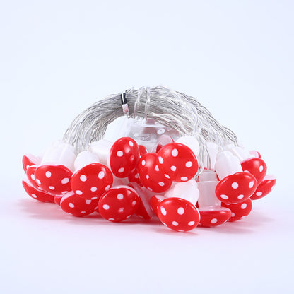 LED-Pilzlichterkette, 1,5 m bis 6 m