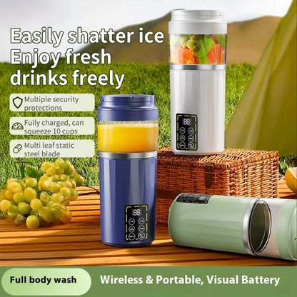 Tragbarer Entsafter mit USB-Ladung, 401–600 ml