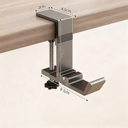 Verstellbarer Tisch-Rucksackhaken aus Aluminium