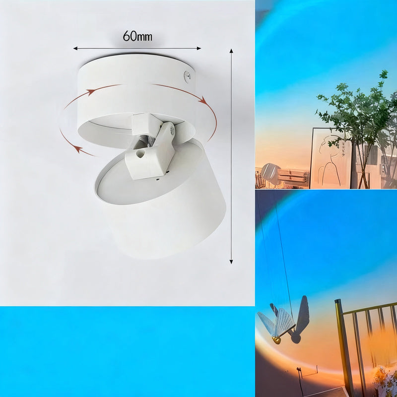 LED-Sunset-Strahler mit Farbwechsel