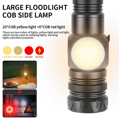 LED-Taschenlampe, Aluminium, 300 mAh, fokussierbar
