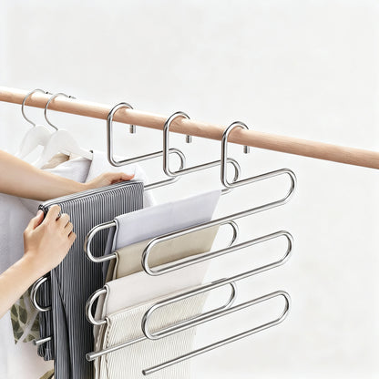 Edelstahl-Hosenbügel für Kleiderschrank