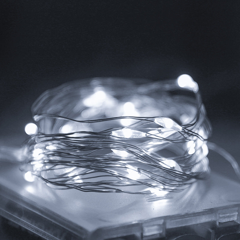 LED-Lichterkette, 10 m, 100 Lichter, USB/Batterie