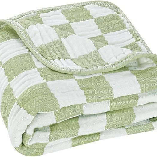 Babydecke aus Baumwolle, 6-lagig, 103 x 103 cm