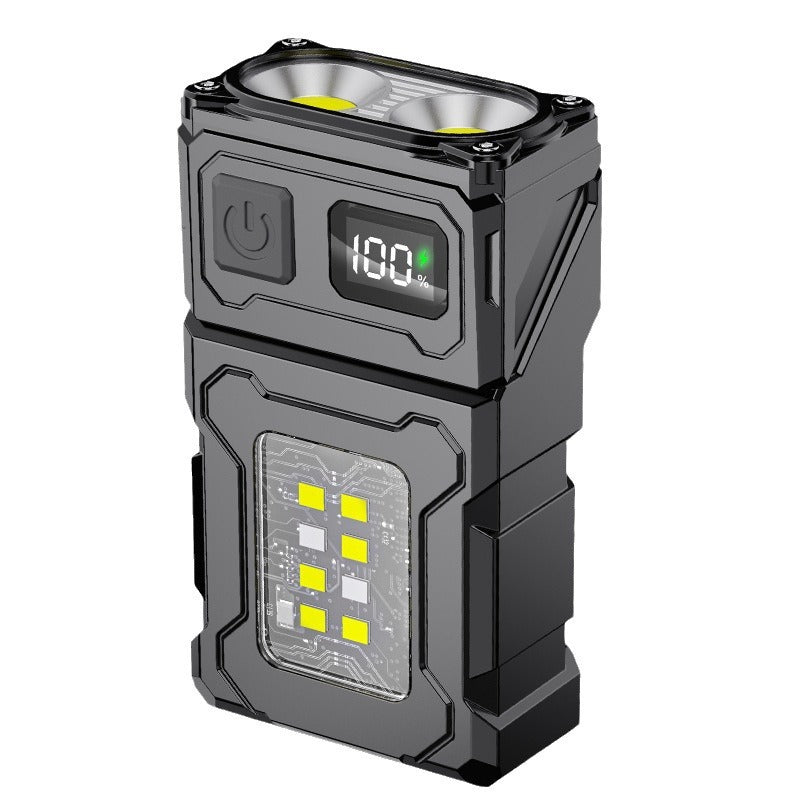 Tragbare USB-Taschenlampe mit Magnethalter