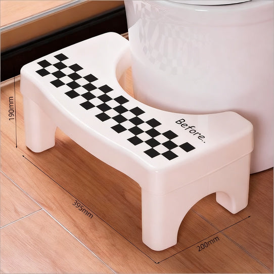 Toilettenhocker aus Kunststoff