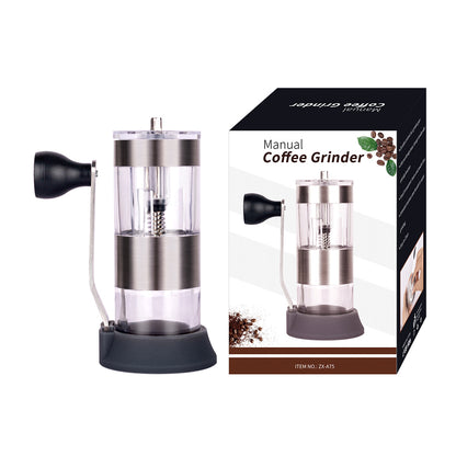 Handkurbel-Kaffeemühle, tragbar