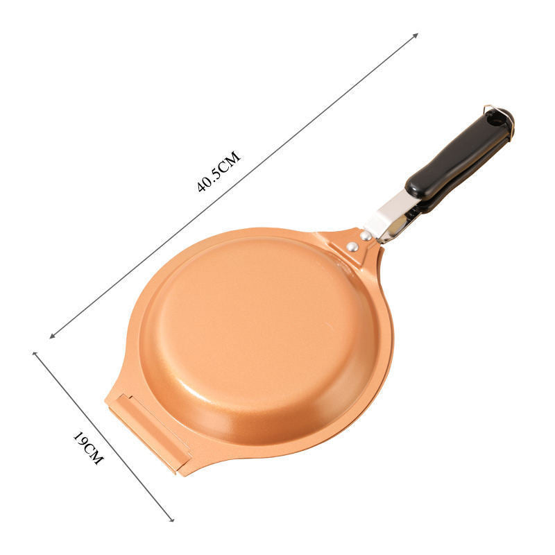 Doppelseitige Pfanne zum Braten und Wenden