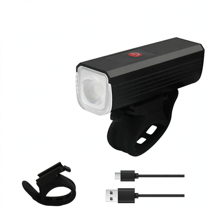 Fahrrad-Frontlicht, USB-C, aufladbar, wasserdicht