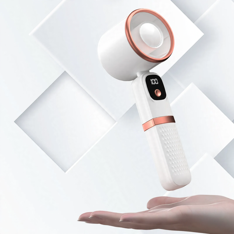 Tragbarer Handventilator mit integrierter Powerbank