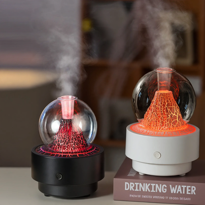 Vulkan-Aromatherapie-Diffuser mit Flammeneffekt, Modell LA-0657-1