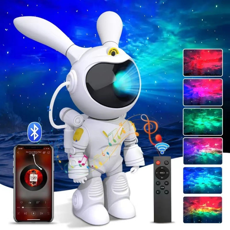 Astronauten-Projektionsleuchte mit Sternenhimmel