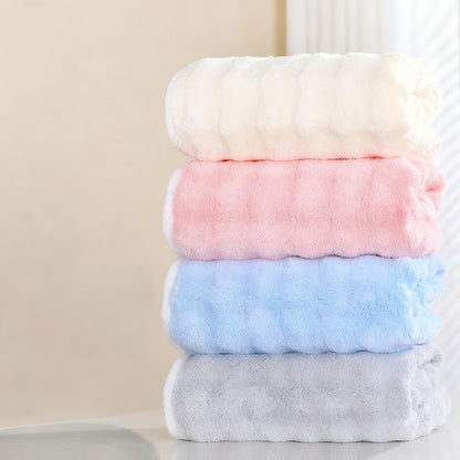 Badetuch und Handtuch aus Korallenfleece