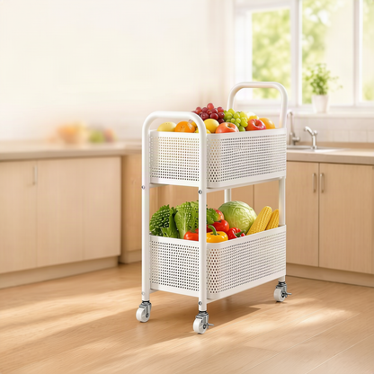 Obst- und Gemüse-Rollwagen, 2-lagig