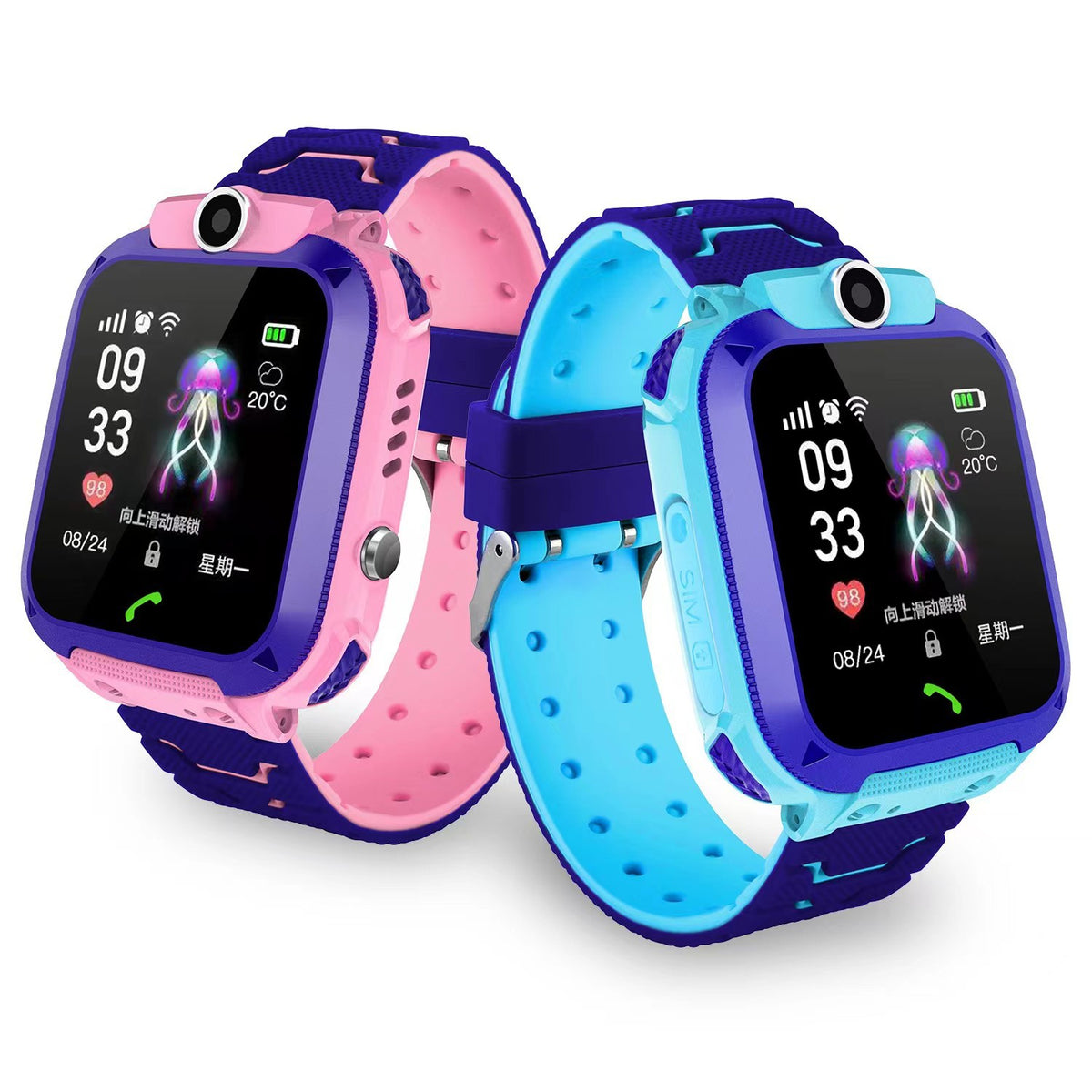 Kinder-Smartwatch mit Kamera, GPS und SOS-Taste