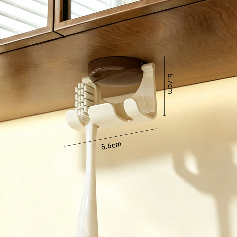 Magnetische Zahnbürsten-Ablage, wandmontierbar