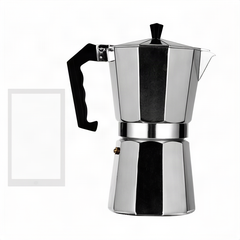 Espressokocher aus Edelstahl