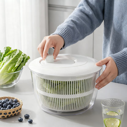 Gemüse-Trockenschleuder für Salat und Obst
