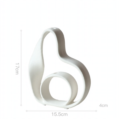 Geometrische Keramik-Vase, nordisches Design
