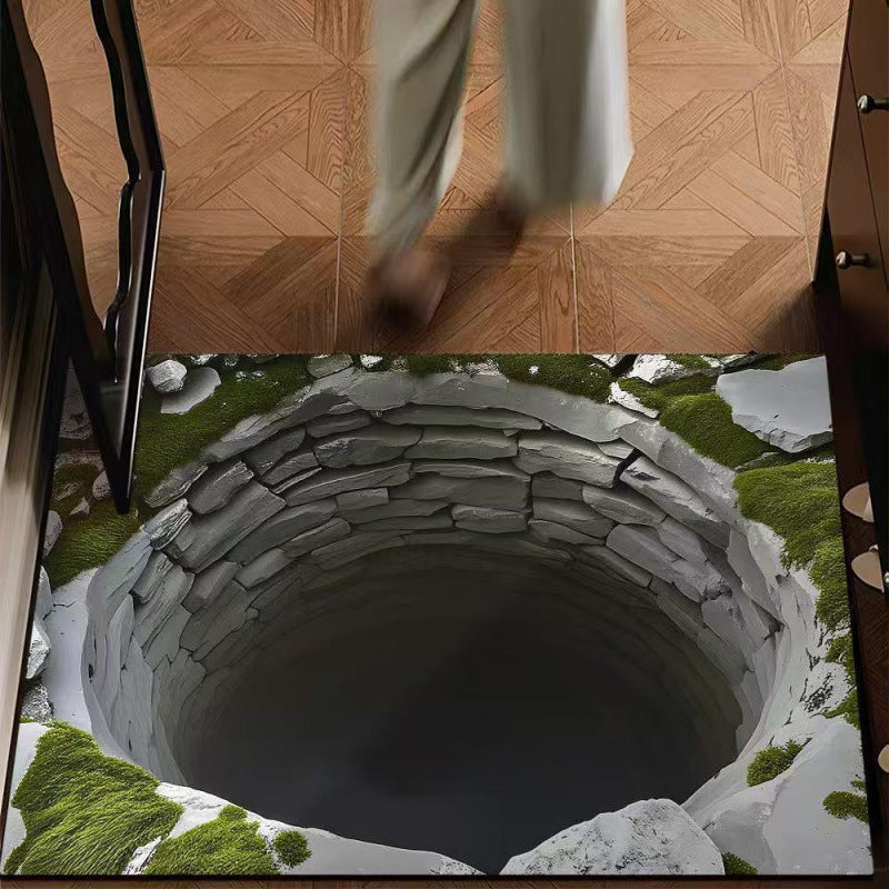 Badezimmermatte aus Kieselgur mit 3D-Muster