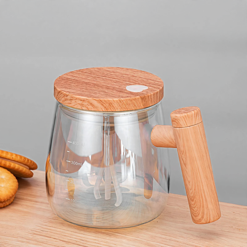 Elektrischer Rührmischer aus Glas, 400 ml, tragbar