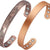 Armband aus Edelstahl, offen, glatte Oberfläche