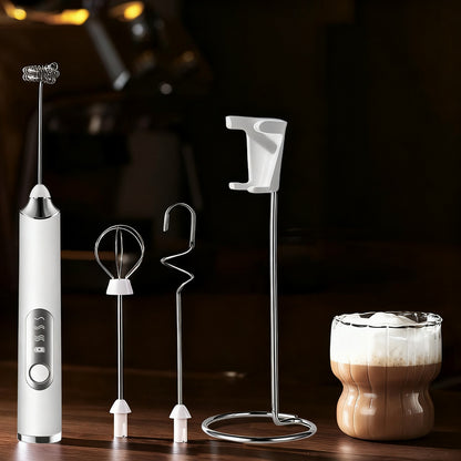 Elektrischer Milchaufschäumer, USB-C, mehrere Funktionen
