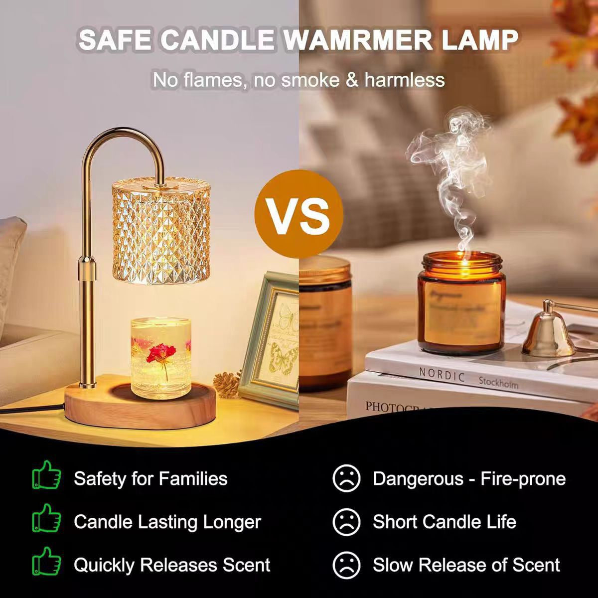 Wachsschmelz-Lampe RTB301 mit Glassockel