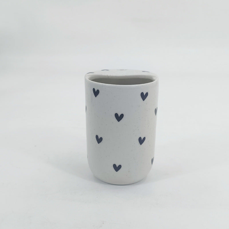 Keramik-Kaffeetasse mit Henkel, 370 ml
