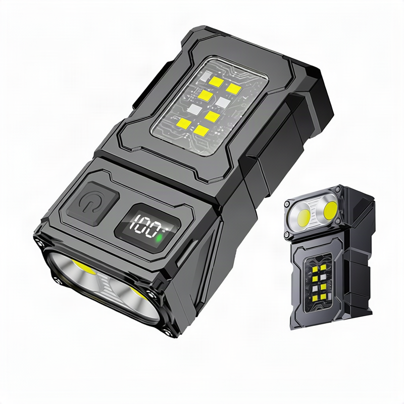 Tragbare USB-Taschenlampe mit Magnethalter